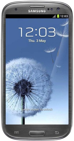 Смартфон Samsung Galaxy S3 GT-I9300 16Gb Titanium grey - Аткарск